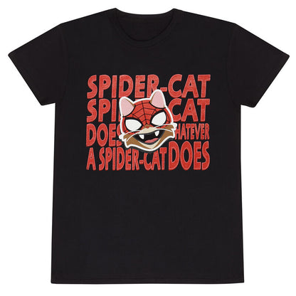 Spider-Man Miles Morales Video Game - Spider Cat - T-Shirt Black