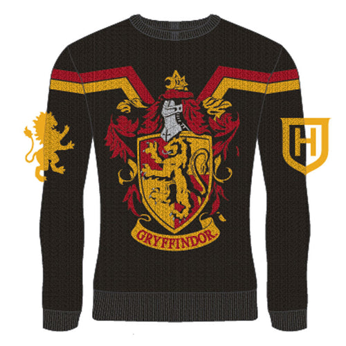 HARRY POTTER - GRYFFINDOR CREST - CHRISTMAS JUMPER