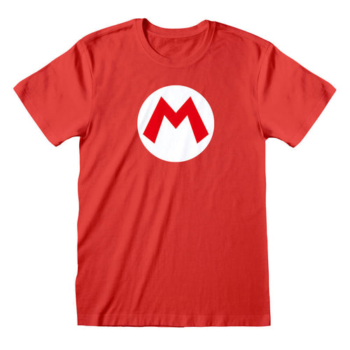 Nintendo Super Mario - Mario Badge - T -Shirt