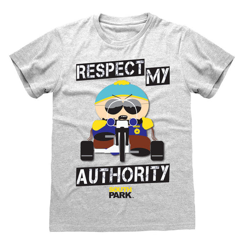 South Park - Respeto mi autoridad - Camiseta Gray