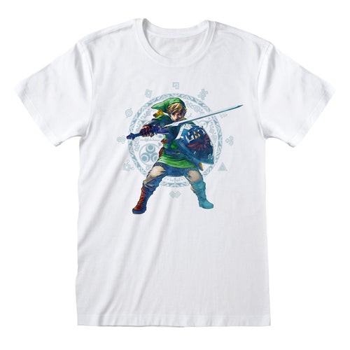 Nintendo Legend of Zelda - Pose d'épée vers le ciel - T-shirt