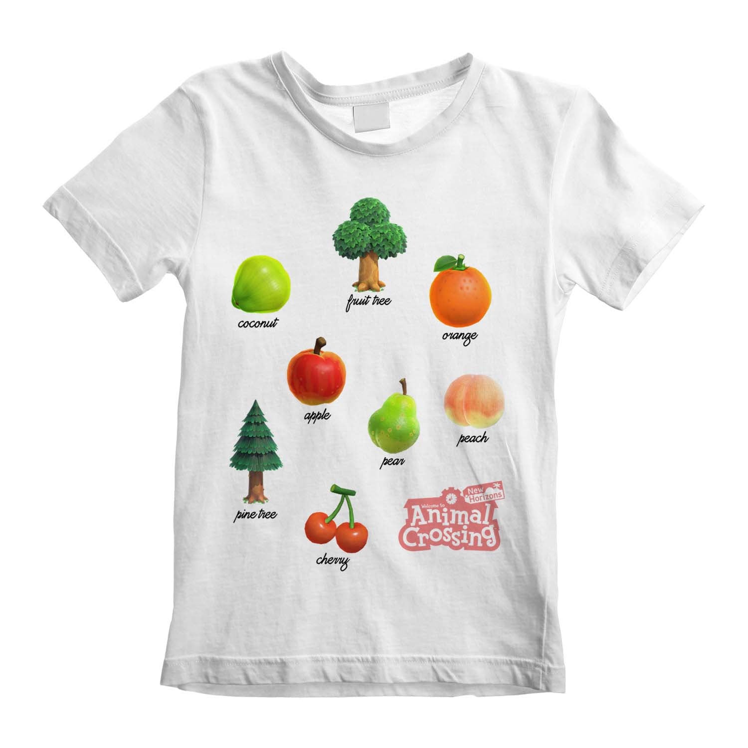 ANIMAL CROSSING - FRUITS AND TREES - KIDS T-SHIRT