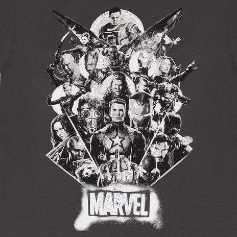 Comics Marvel - Équipe complète - T-shirt Navy