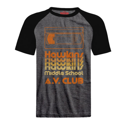 STRANGER THINGS - AVCLUB - RAGLAN T-SHIRT