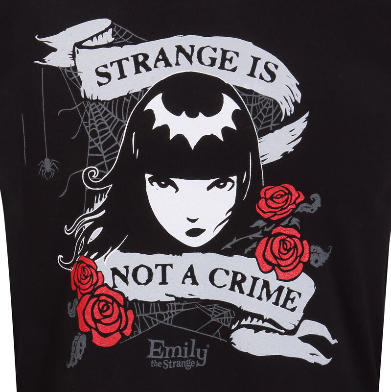 Emily The Strange - Not A Crime - T-Shirt Black