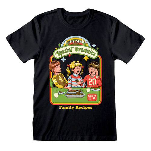 Steven Rhodes - Permet de faire des brownies - T-shirt noir