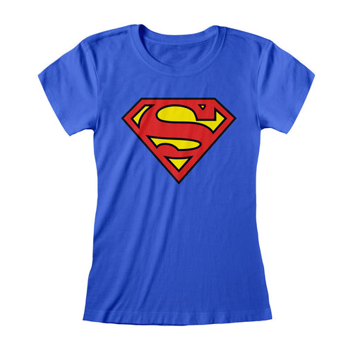 SUPERMAN - LOGO - FITTED T-SHIRT