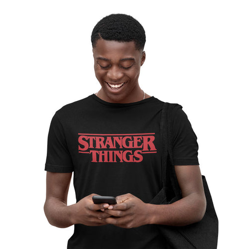 Stranger Things - Logo Black - Camiseta