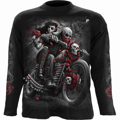 SPIRAL - DOTD BIKERS - LONGSLEEVE T-SHIRT BLACK