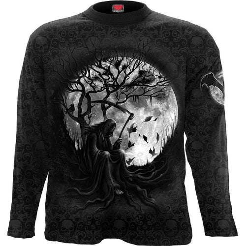 KILLING Księżyc - Wrażenie przewijania Longsleeve T -shirt