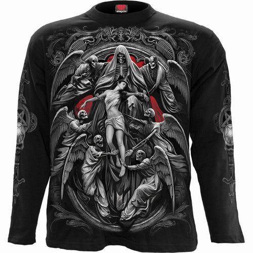 Porta di Reaper - T -shirt di Longsleeve Nero