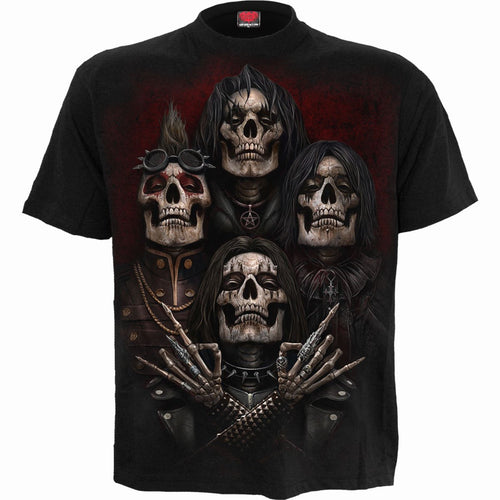 Gesichter von Goth - T -Shirt schwarz