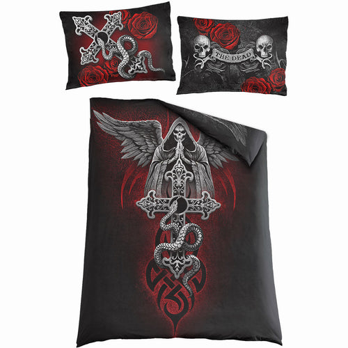 SPIRAL - THE DEAD - SINGLE DUVET COVER + UK AND EU PILLOW CASE