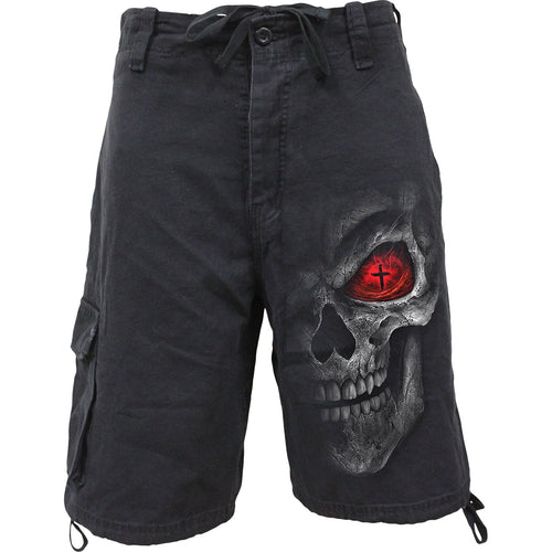 Śmierć Stare - vintage Cargo Shorts Black