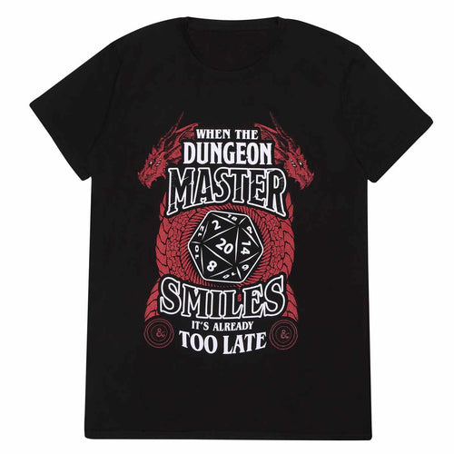 DUNGEONS AND DRAGONS - WHEN THE DUNGEON MASTER SMILES - T-SHIRT