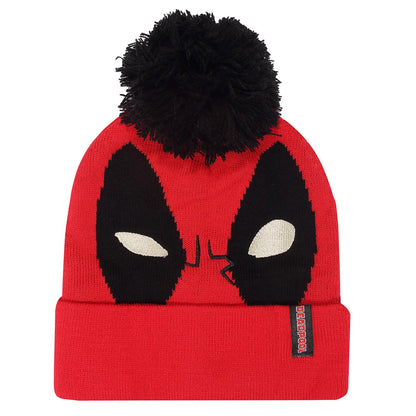 DEADPOOL - FACE - BEANIE POM