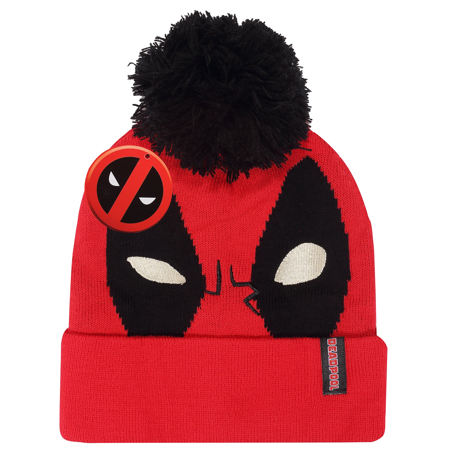 DEADPOOL - FACE - BEANIE POM