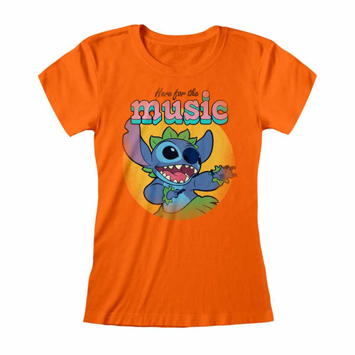 LILO AND STITCH - HERE FOR THE MUSIC - T-SHIRT