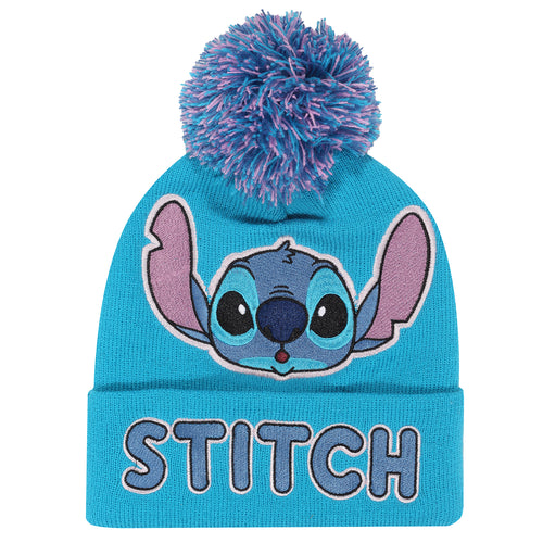 Stitch - haftowana czapka do twarzy - poma poma