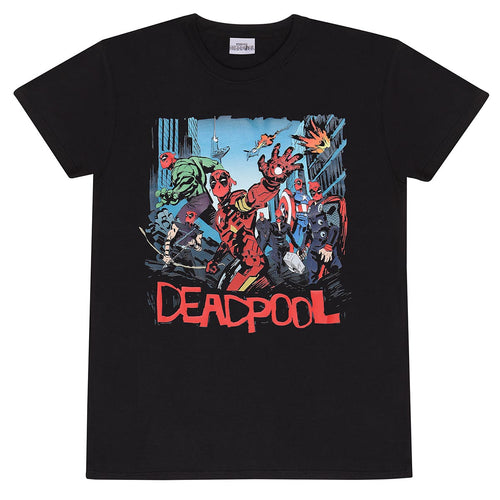 DEADPOOL - AVENGERS SPOOF - T-SHIRT