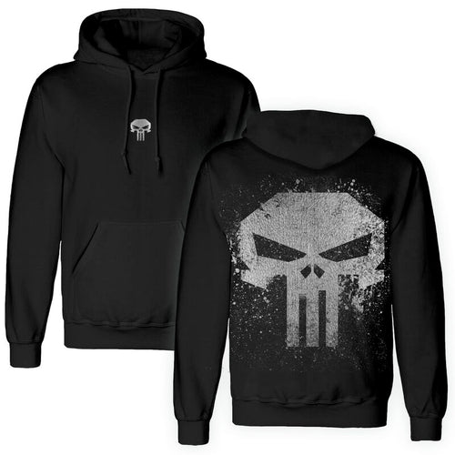 THE PUNISHER - SKULL WITH METALLIC INK - HOODIE