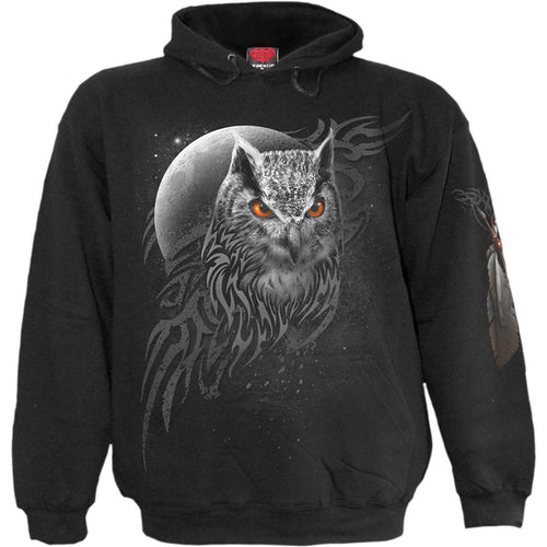 Flügel der Weisheit - Hoody Black