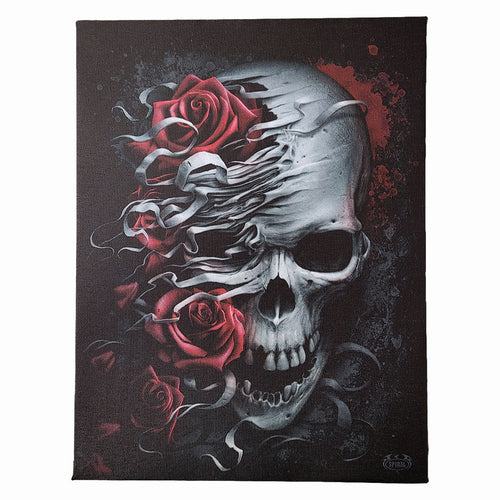 SPIRAL - SKULLS N' ROSES - CANVAS POSTER 25X19CM