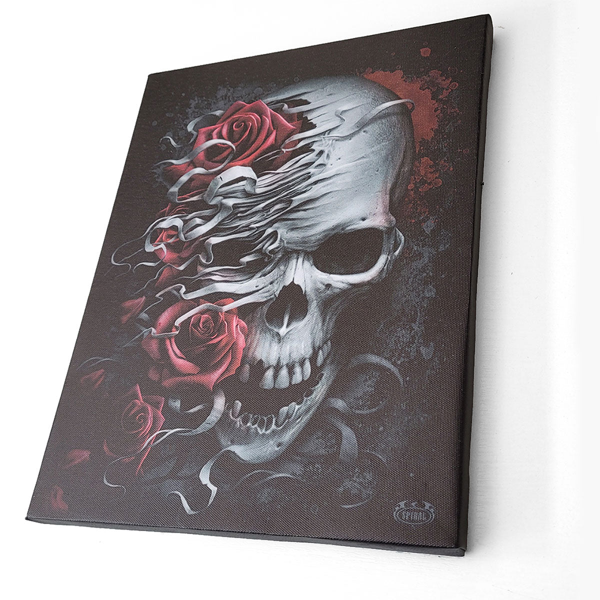 SPIRAL - SKULLS N' ROSES - CANVAS POSTER 25X19CM