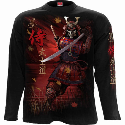 Samurai - T-shirt Longsleeve noir