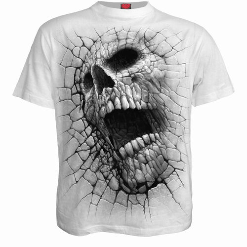 Knacken - T -Shirt weiß