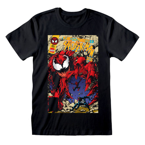 Marvel Comics Spider-Man - Carnage Couverture - T-shirt noir