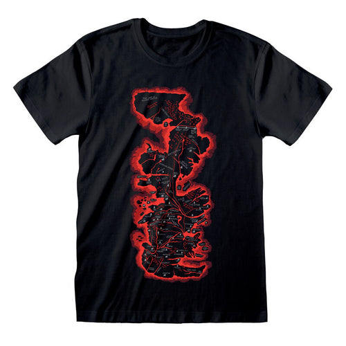 House of the Dragon - mapa - camiseta negra