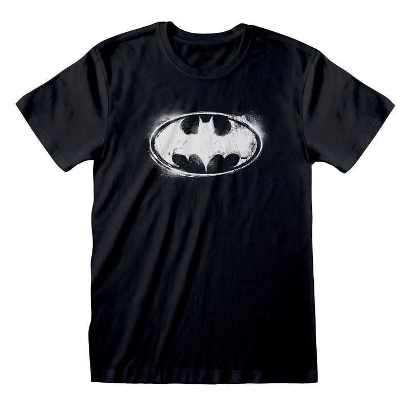 DC Batman - Distressed Mono Logo - T-Shirt