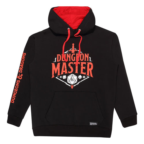 Dungeons and Dragons - Dungeon Master - Super Heroes Collection - Unisex Black Varsity Hoodie