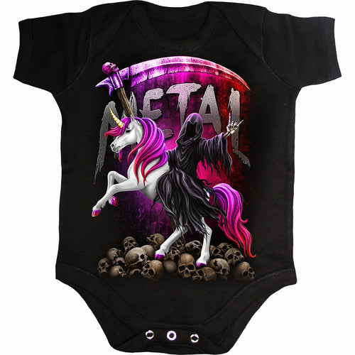 SPIRAL - METALLICORN - BABY SLEEPSUIT