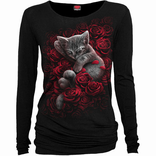 Lit de roses - top sacgy noir