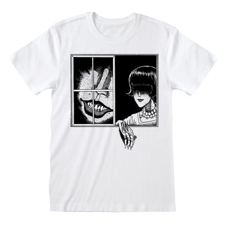 Junji Ito - Fenster - T -Shirt Weiß