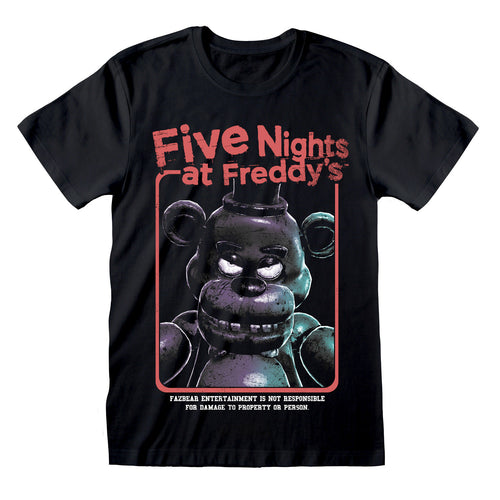 FIVE NIGHTS AT FREDDY'S - VHS - T-SHIRT