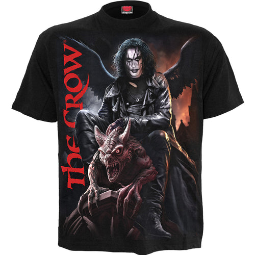 The Crow - Gargoyle - T -shirt con stampa frontale nera