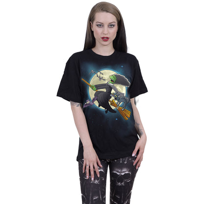 THE SIMPSONS - MARGE WITCH - FRONT PRINT T-SHIRT BLACK