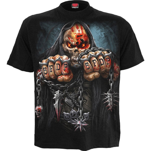 5FDP - Game Over - T-shirt de bande sous licence noire