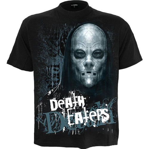 Death Eaters - Front Print T -Shirt Black