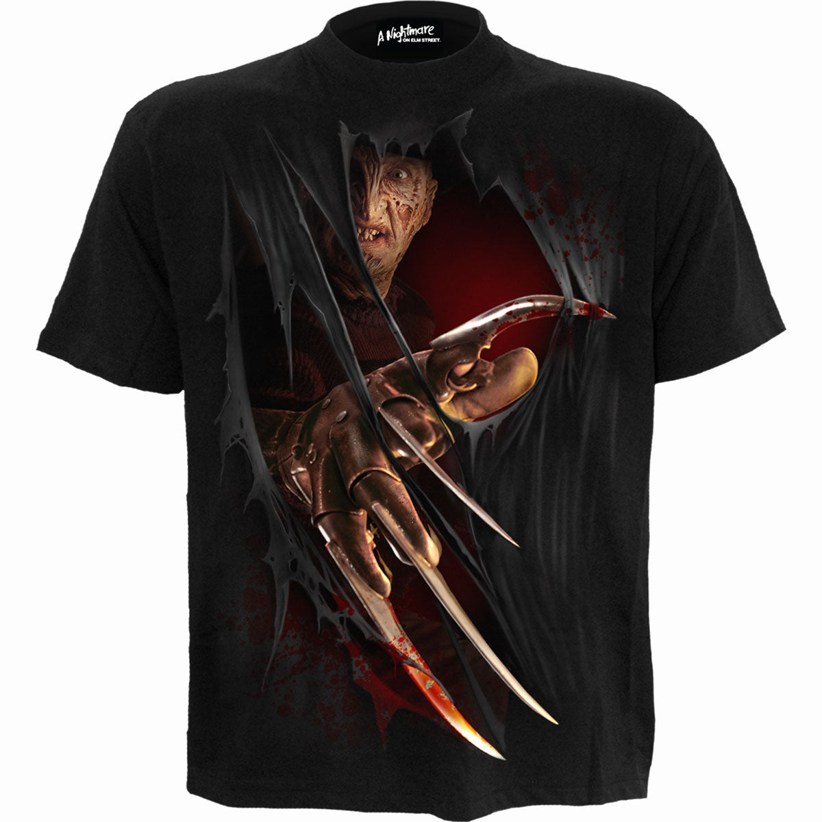 FREDDY CLAWS - ELM STREET - T-Shirt Black