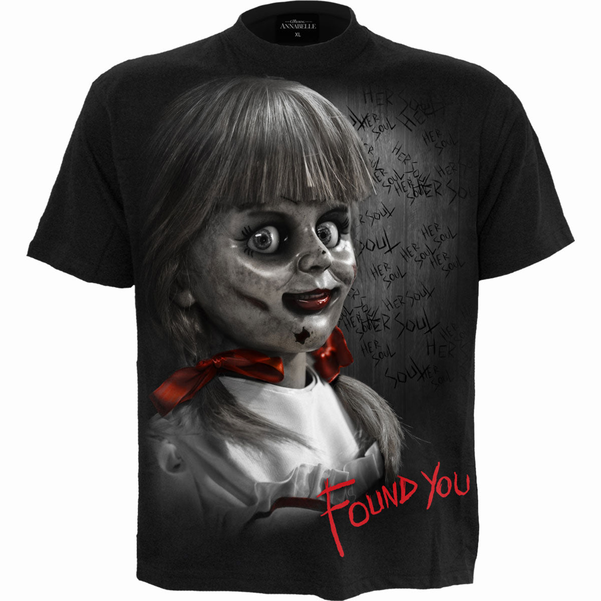 ANNABELLE - FOUND YOU - T-Shirt Black