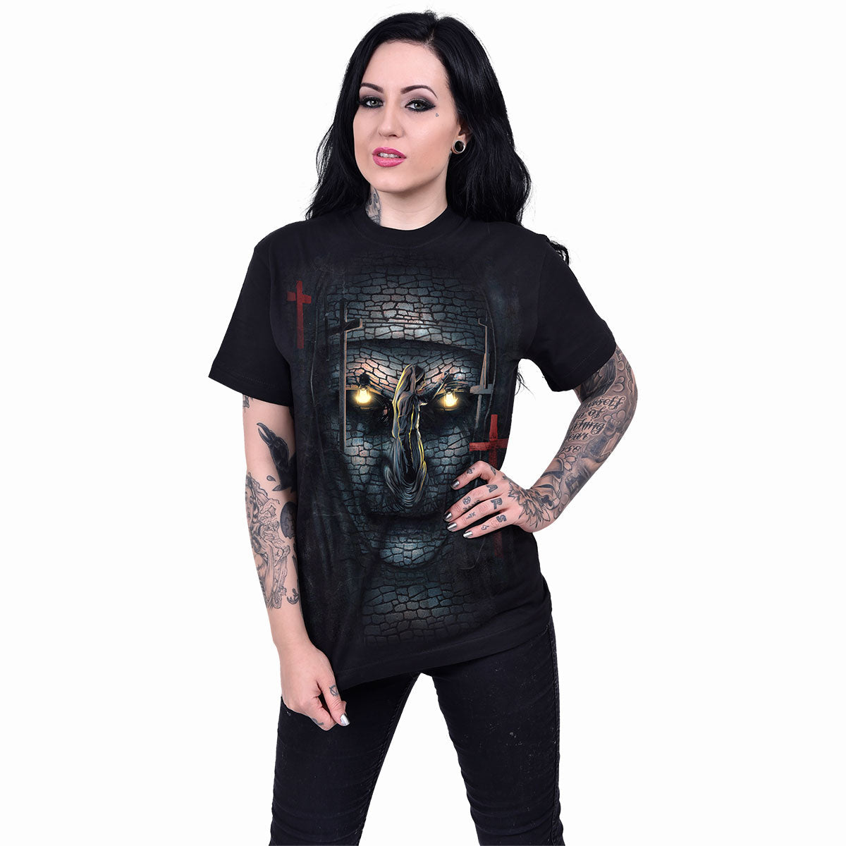 THE NUN - SKULL ILLUSION - T-SHIRT