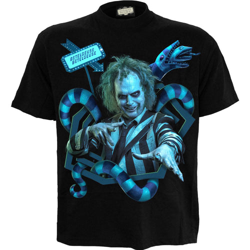 Beetlejuice 2 - Portal de ver de sable - T-shirt à imprimé avant noir