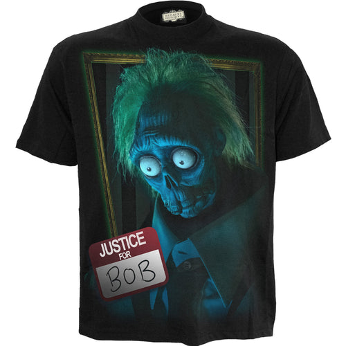 BEETLEJUICE 2 - JUSTICE FOR BOB - FRONT PRINT T-SHIRT