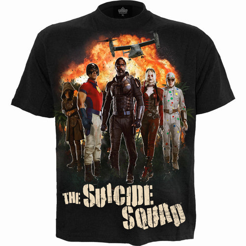 El Escuadrón Suicide - Montaje - Camiseta Negra