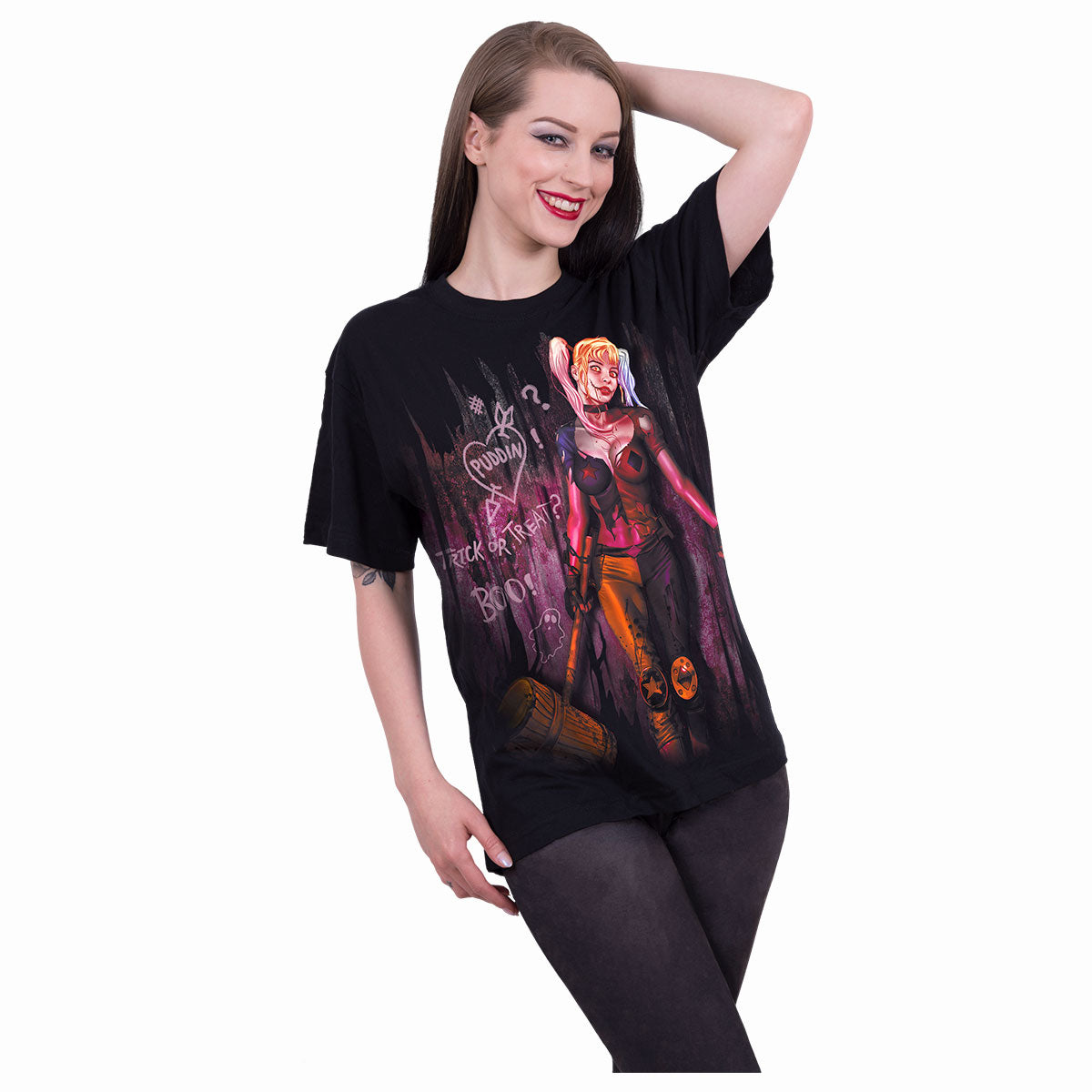 HARLEY QUINN - TRICK OR TREAT - T-SHIRT