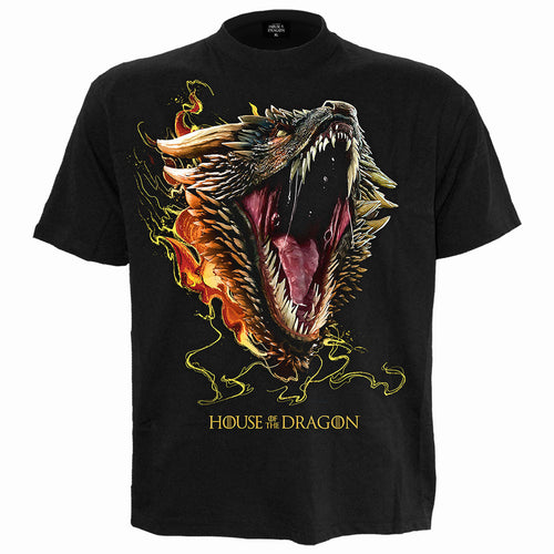 Hod 2 - Drogon - T -shirt con stampa frontale nera